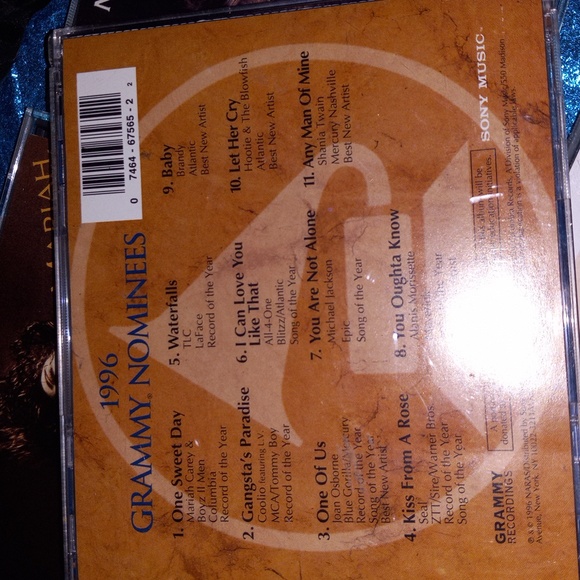 6 cds(1996 Grammy Nominees TLC all 4 one Boyz II Men Mariah Carey) - Picture 4 of 7